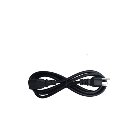 A Liteon Power Supply by PCPOS Systems, 40W (Input: 100-240V 60Hz; Output: 19V 2.1A), with a standard two-prong plug and matching socket, shown coiled in a loose loop on a white background.