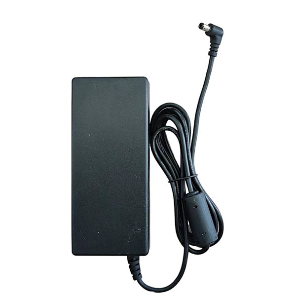 USED Like New EDAC EA10953 Power Adapter – 12V 5A, 60W AC/DC supply with a black rectangular body and attached power cord ending in a right-angle 5.5×2.5mm barrel connector, coiled neatly beside the adapter.