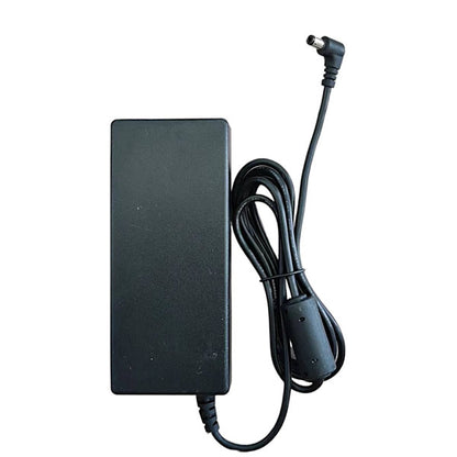USED Like New EDAC EA10953 Power Adapter – 12V 5A, 60W AC/DC supply with a black rectangular body and attached power cord ending in a right-angle 5.5×2.5mm barrel connector, coiled neatly beside the adapter.