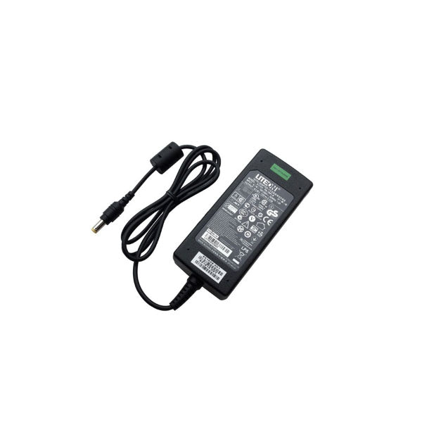A USED Like New LITEON PA-1051-0 Power Supply (Input: 100-240V 60Hz, Output: 12V 4.16A 50W) with a connected cable and 5.5x2.1mm barrel connector is shown on a white background, displaying technical labels and symbols.