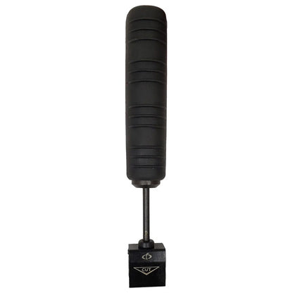 The INF Professional 110/88 Style Impact Punchdown Tool - 4 Pair features a black, textured handle and is ideal for CAT5e patch panels or 110/88 terminal blocks. The base is labeled CUT with a directional arrow for precise operation.