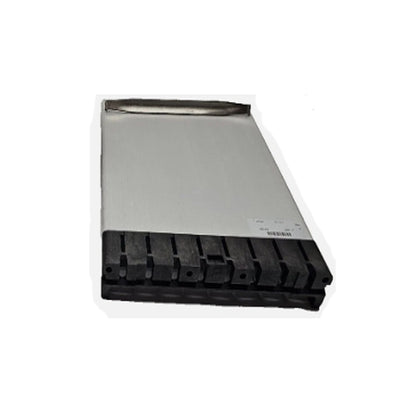 The CPI Telequip T-Flex Canadian Coin Cannister is a rectangular metal device with a brushed finish and multiple black rectangular connectors on one end, shown against a white background.