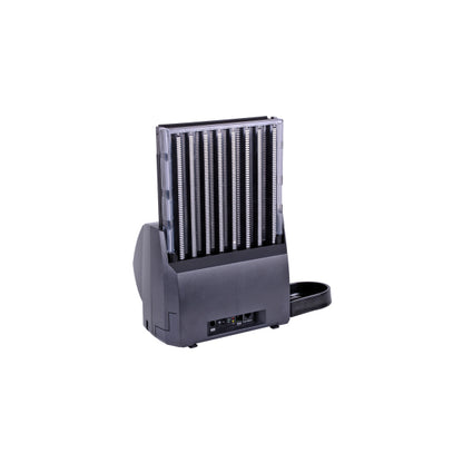 The CPI T-Flex Canadian Coin Dispenser, shown upright with visible slots on a white background, is perfect for integration with point of sale systems or automated setups.