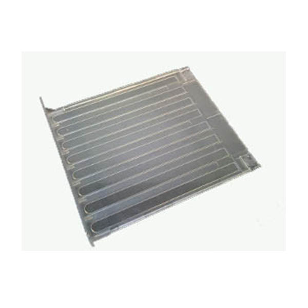 The CPI Telequip T-Flex Coin Dispenser Canister Front Cover is a flat, rectangular front cover with horizontal parallel channels, designed for the T-Flex coin dispenser, shown against a plain white background.