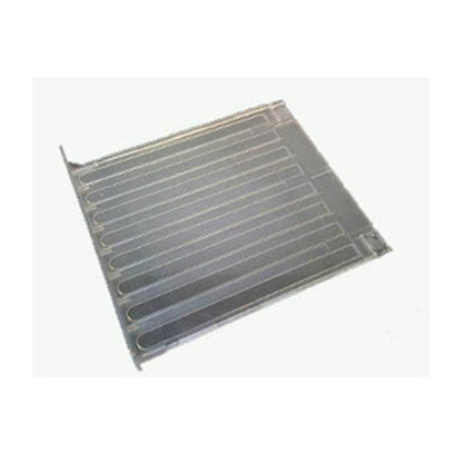 The CPI Telequip T-Flex Coin Dispenser Canister Front Cover is a flat, rectangular front cover with horizontal parallel channels, designed for the T-Flex coin dispenser, shown against a plain white background.